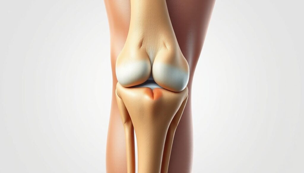 A detailed anatomical illustration of the four major knee ligaments in a realistic, high-resolution style. The ligaments are prominently featured in the foreground, with subtle hints of the surrounding bone and cartilage structures in the middle ground. The lighting is soft and diffused, emphasizing the intricate textures and contours of the ligaments. The background is a clean, neutral palette that allows the ligaments to stand out. Rendered by "Dr Aniket Patil", a renowned medical illustrator, to precisely depict the key components of the knee joint. A detailed anatomical illustration of the four major knee ligaments in a realistic, high-resolution style. The ligaments are prominently featured in the foreground, with subtle hints of the surrounding bone and cartilage structures in the middle ground. The lighting is soft and diffused, emphasizing the intricate textures and contours of the ligaments. The background is a clean, neutral palette that allows the ligaments to stand out. Rendered by "Dr Aniket Patil", a renowned medical illustrator, to precisely depict the key components of the knee joint.