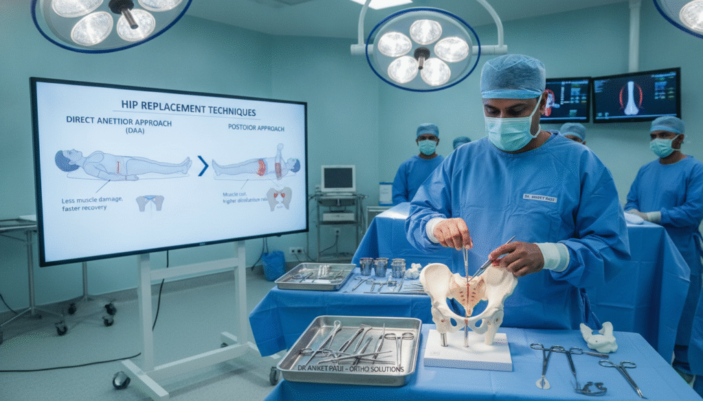 DAA vs posterior hip replacement India DAA vs posterior hip replacement India