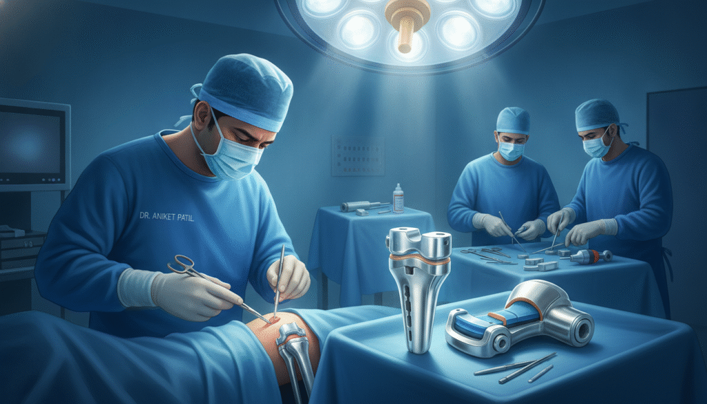 How painful is a total knee replacement?